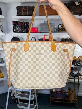 LV DAMIER AZURE NEVERFULL